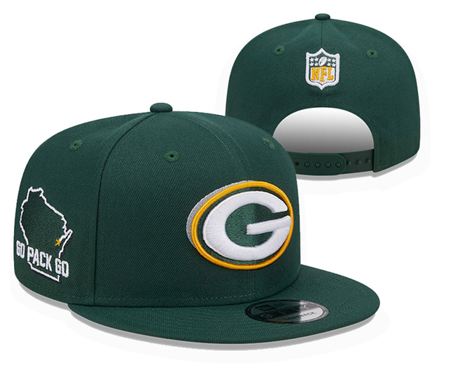 Green Bay Packers Stitched Snapback Hats 0170